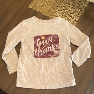 thanksgiving long sleeve graphic t